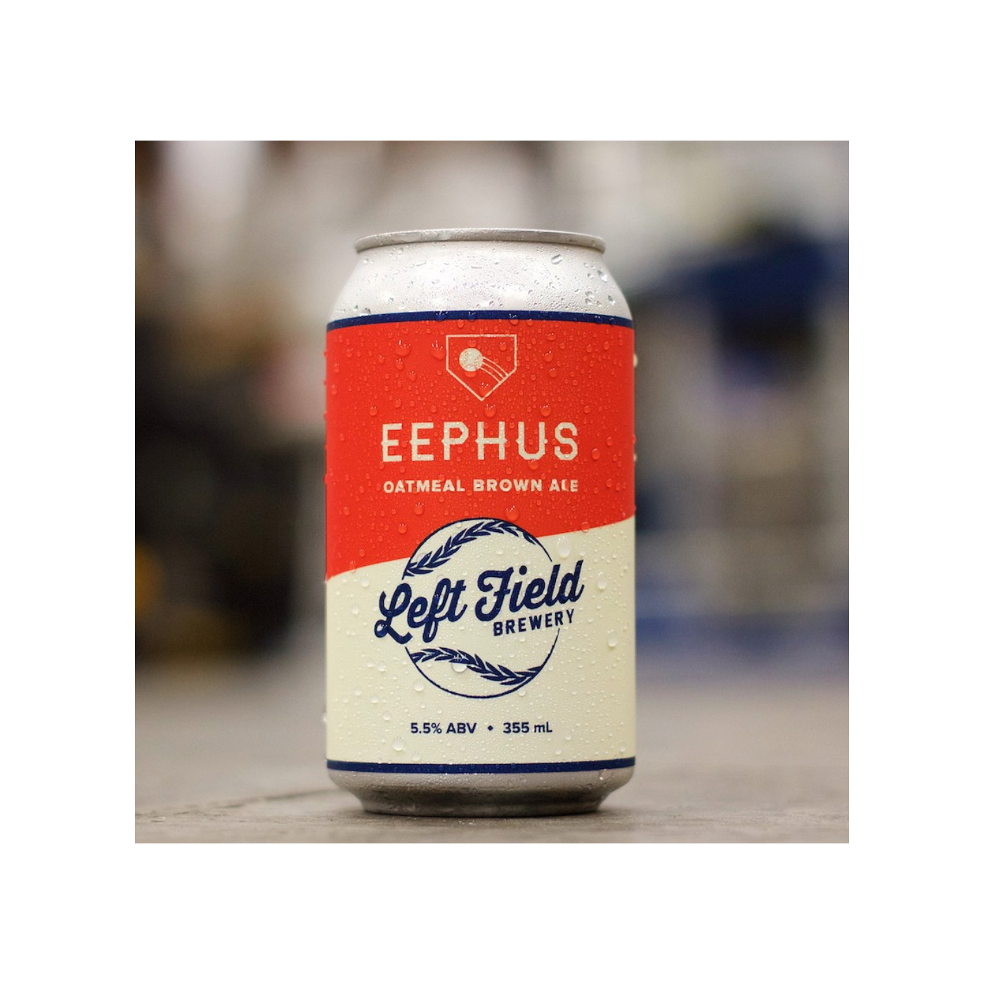 Eephus beer can design.