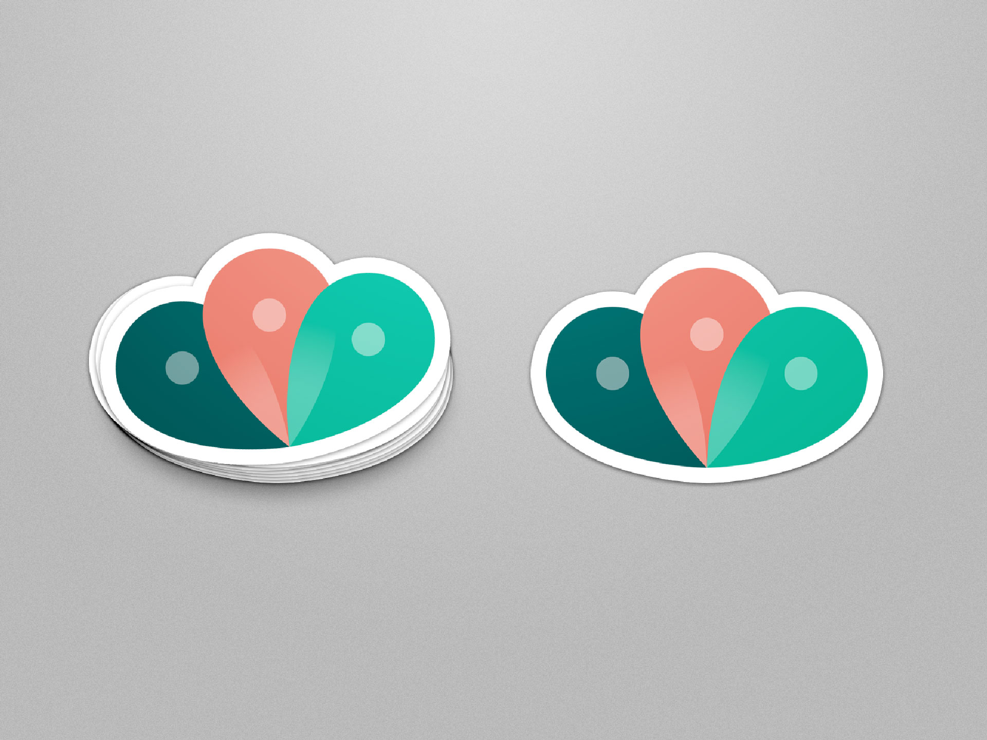 Sticker mockup